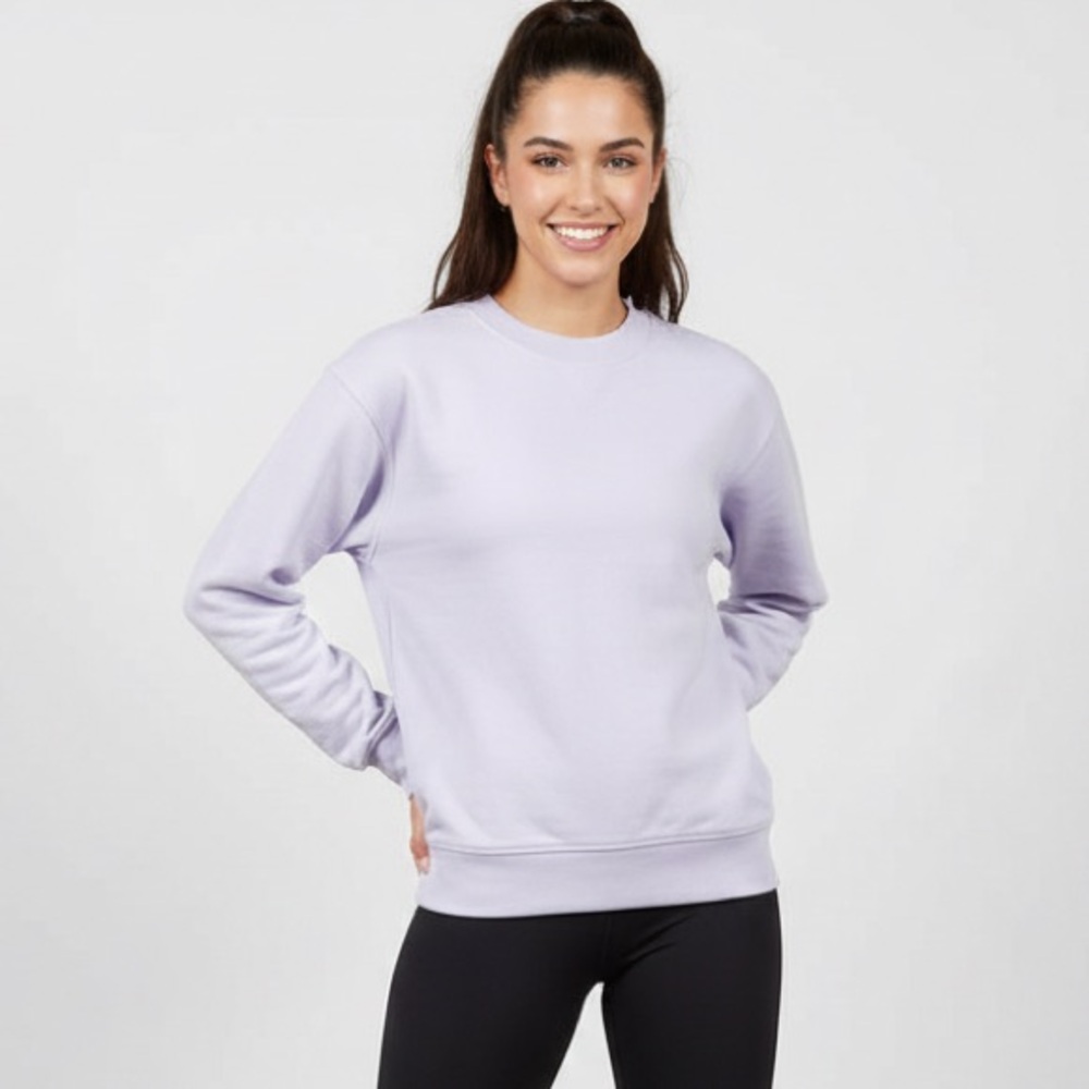 Lululemon Athletica Lavender Women's‎ Crew Neck Sweater